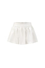 Altemis Rose Fit and Flare High Waist Cotton Blend Mini Skirt