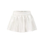 Altemis Rose Fit and Flare High Waist Cotton Blend Mini Skirt