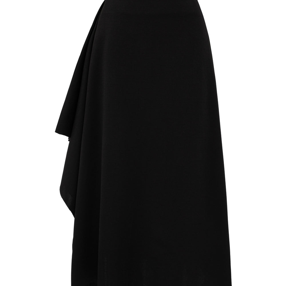 Scarlet Wrap Jersey Skirt