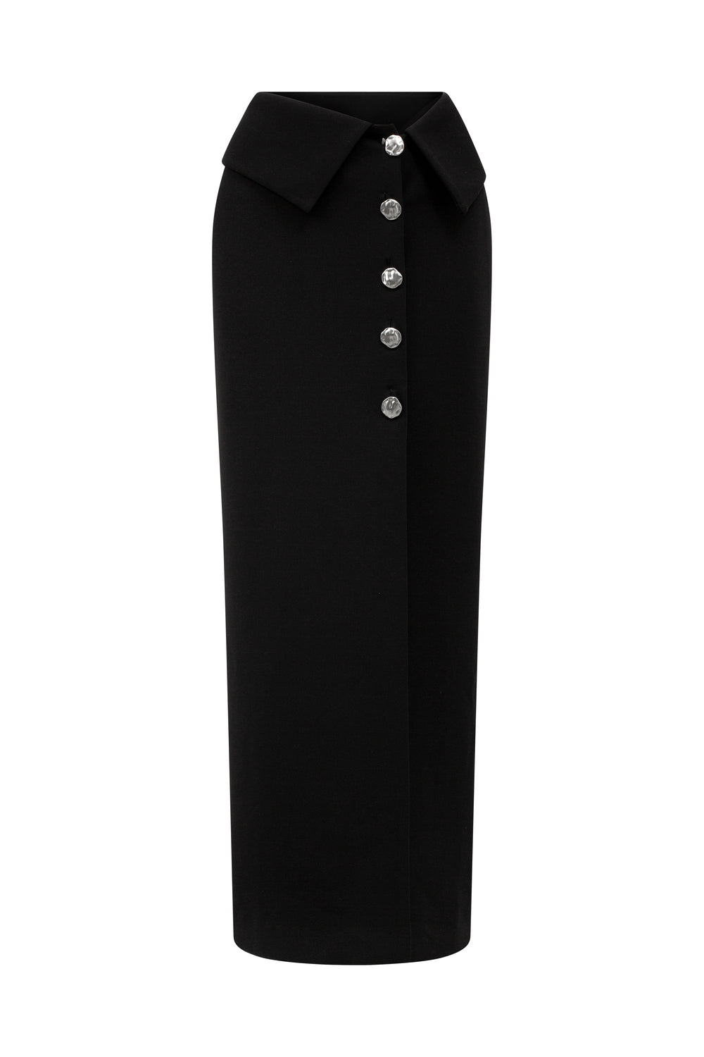 Blush Straight Button Skirt