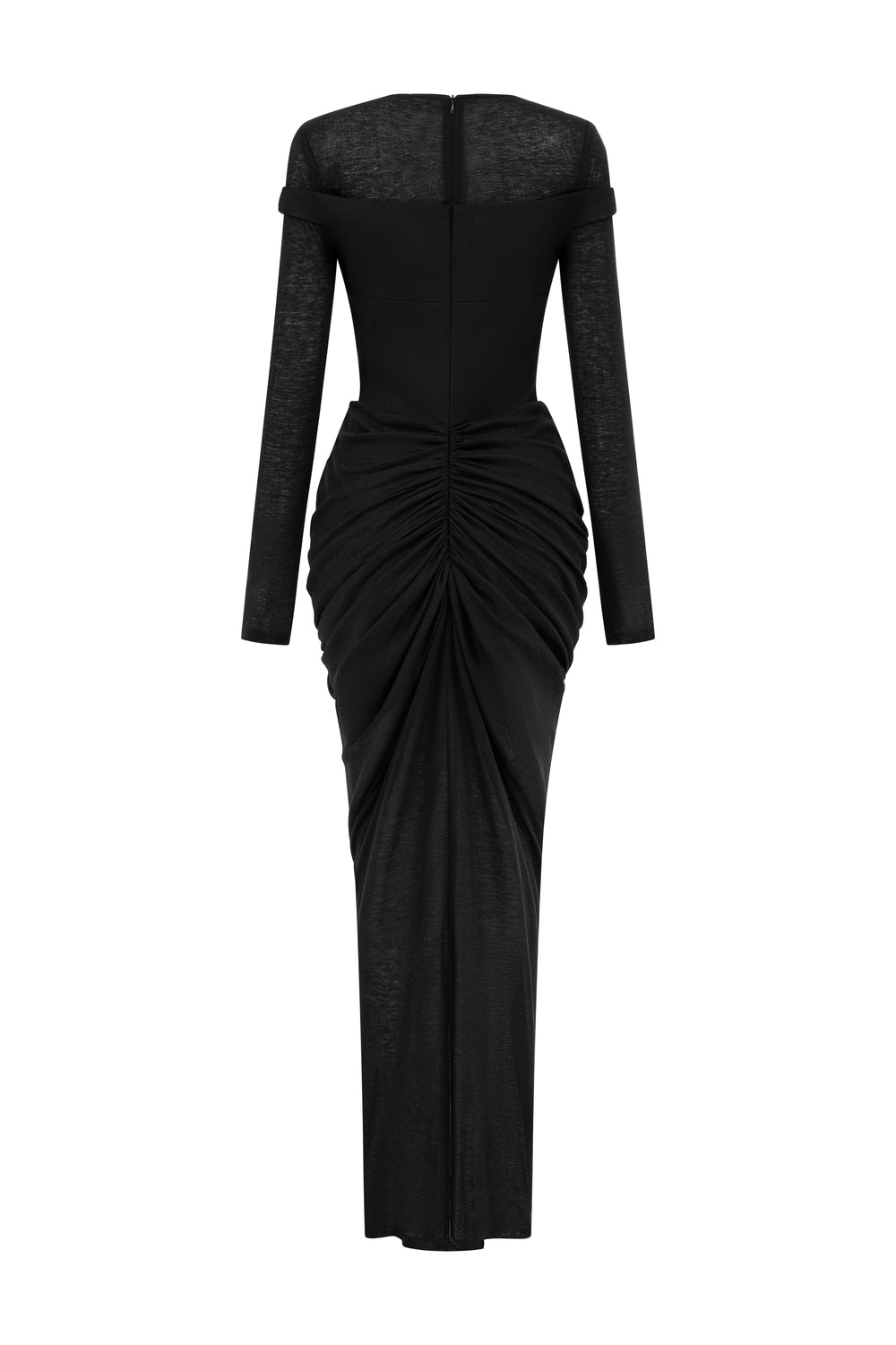 Women's Scoria Boat Neck Gathering Maxi Dress S/M/L/XL/XXL/Customize Black MEAN BLVD Women's Scoria Boat Neck Gathering Maxi Dress S/M/L/XL/XXL/Customize Black MEAN BLVD