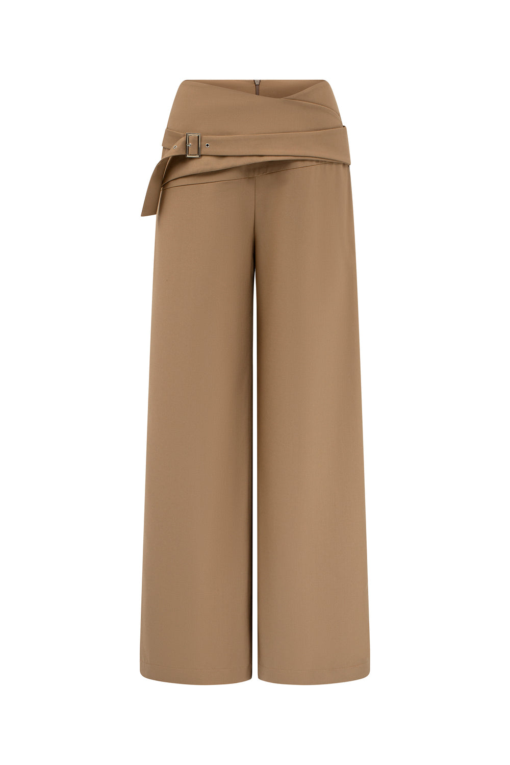 Ceci Straight Draped Pants