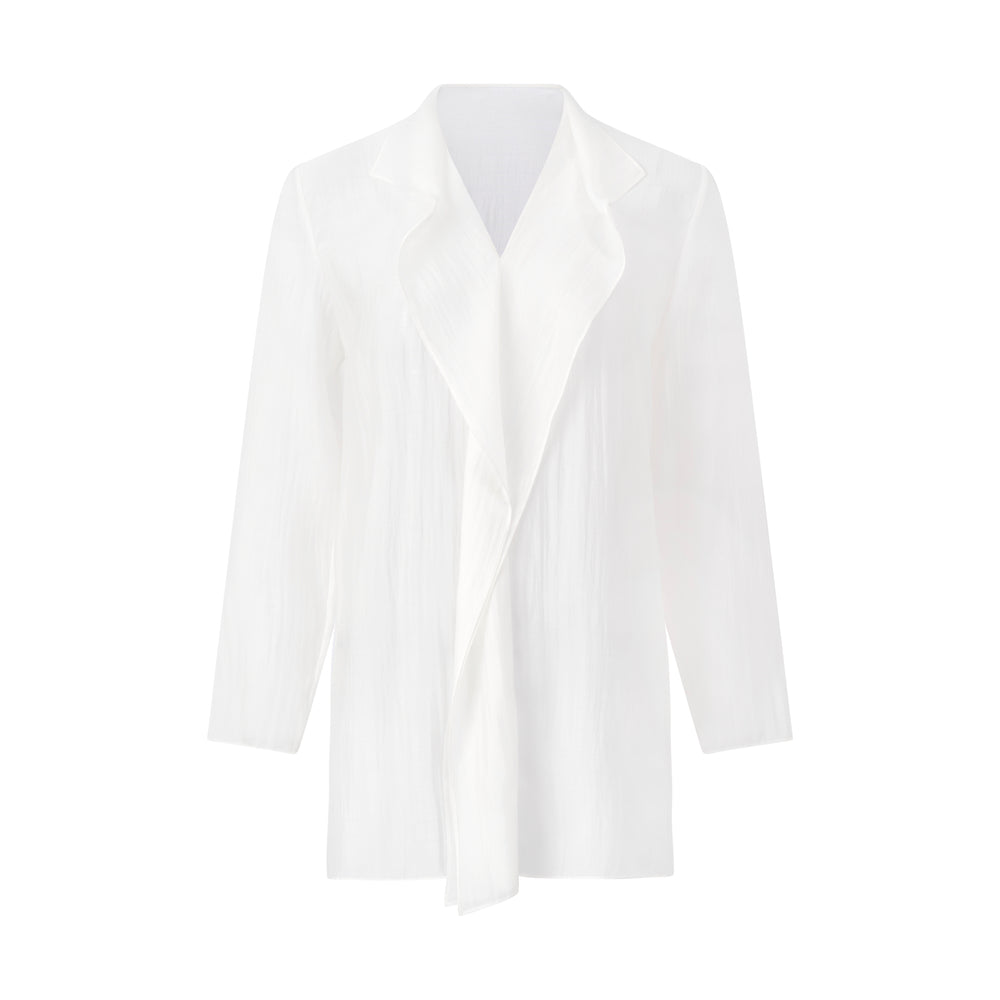 Moonlit V-Neck Ruffle Top