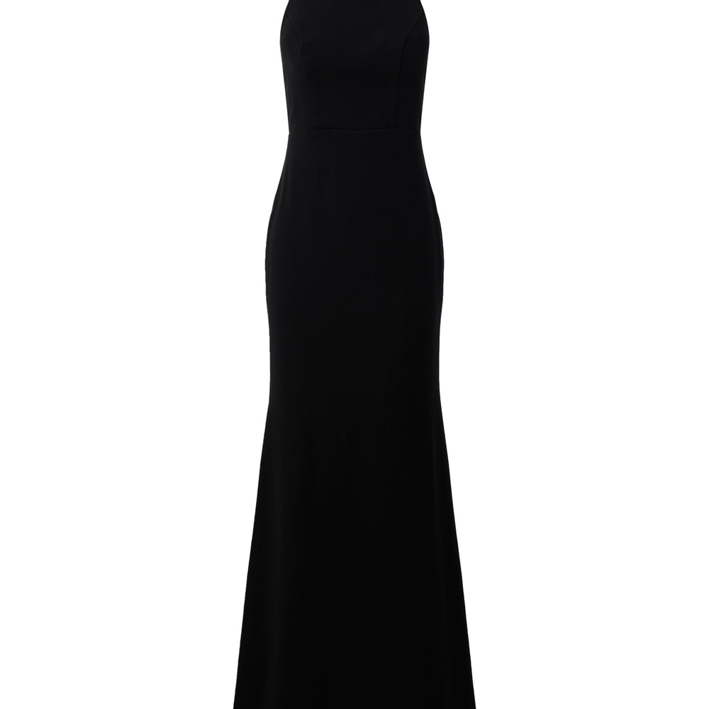 Sonata Halter Crepe Maxi Dress