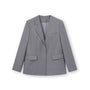 Crimson Straight Bamboo Blazer