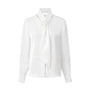 Garnet Tie Synthetic Silk Shirt