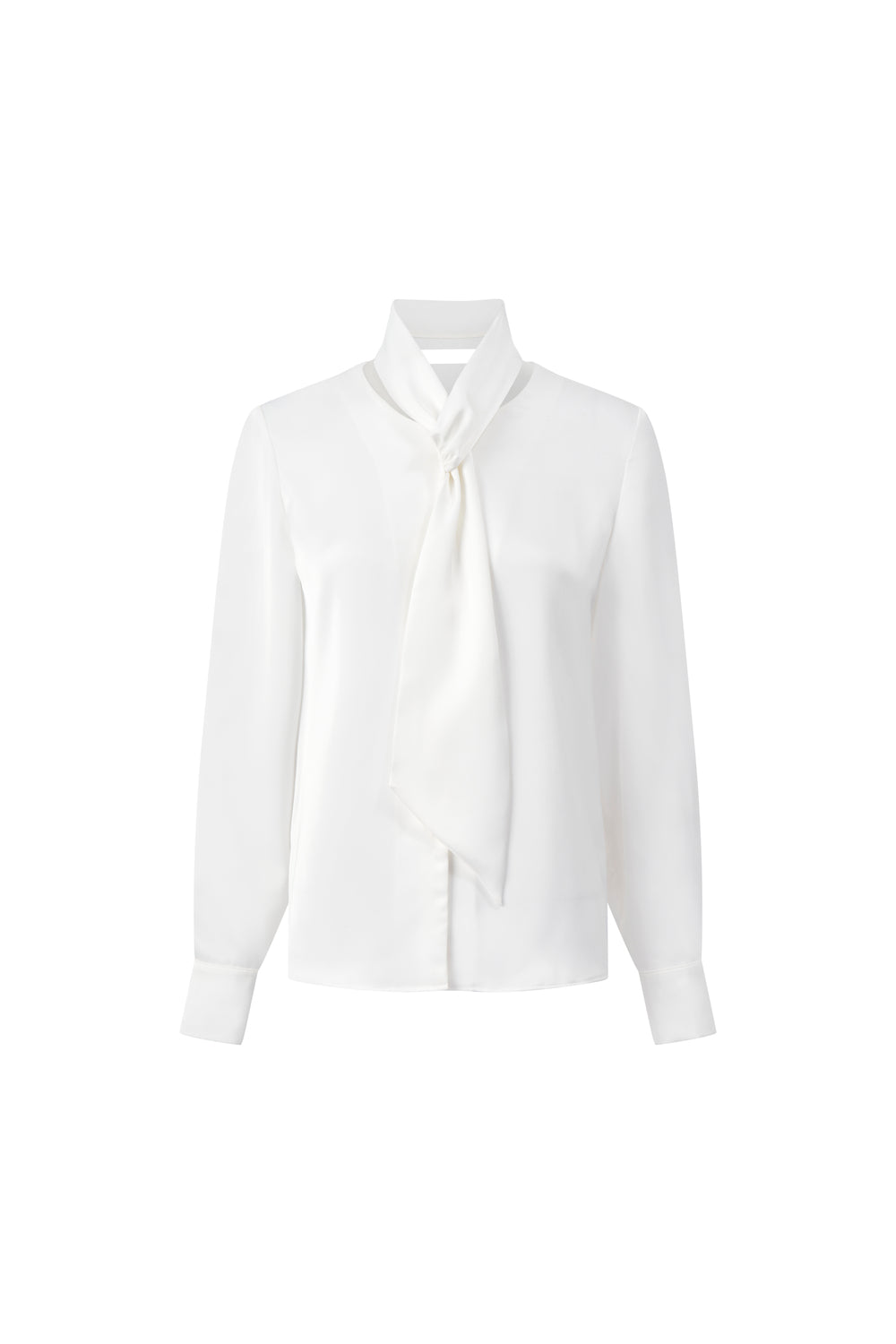 Garnet Tie Synthetic Silk Shirt