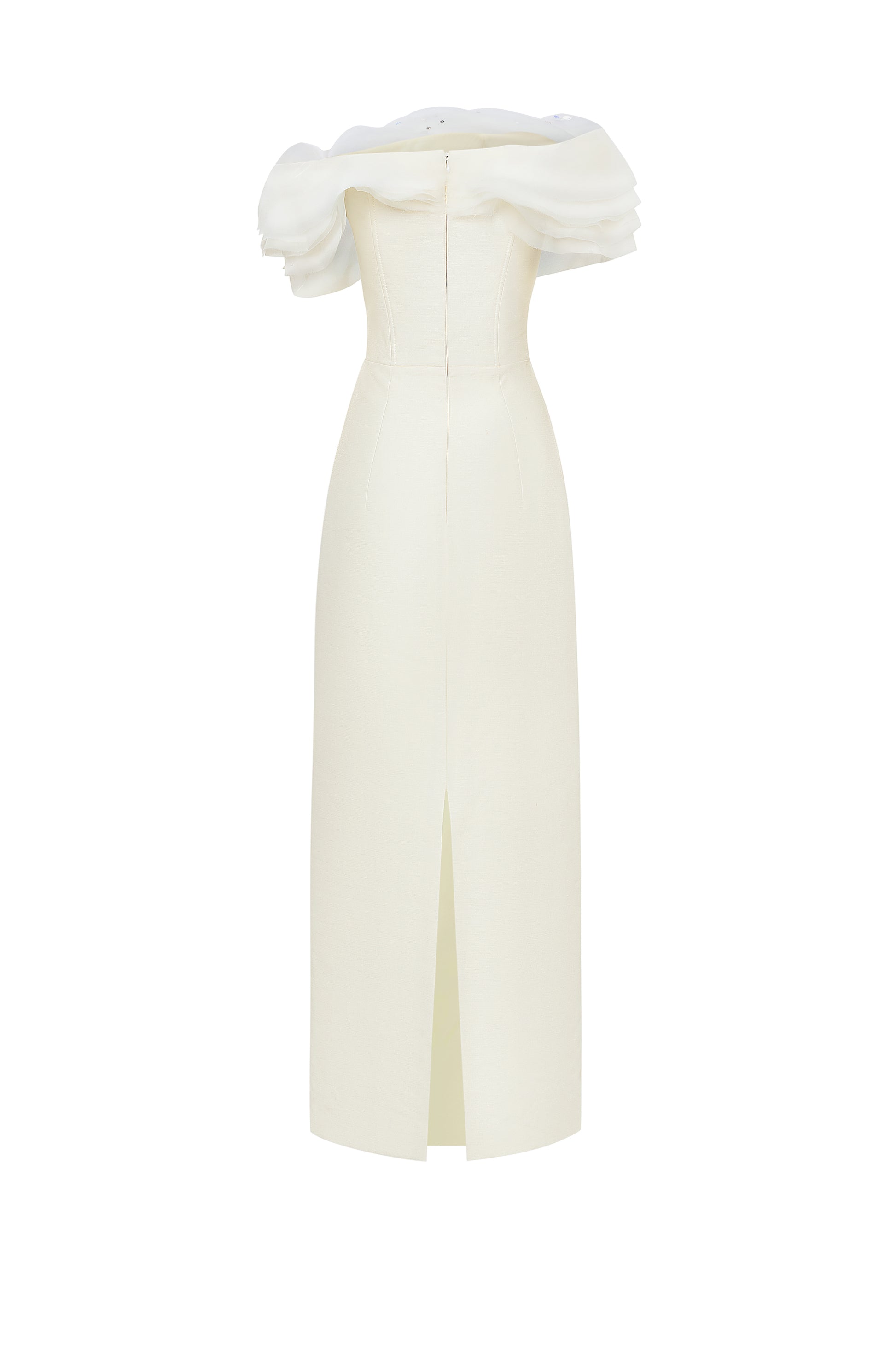 Petaline Butterfly Sleeve Maxi Dress