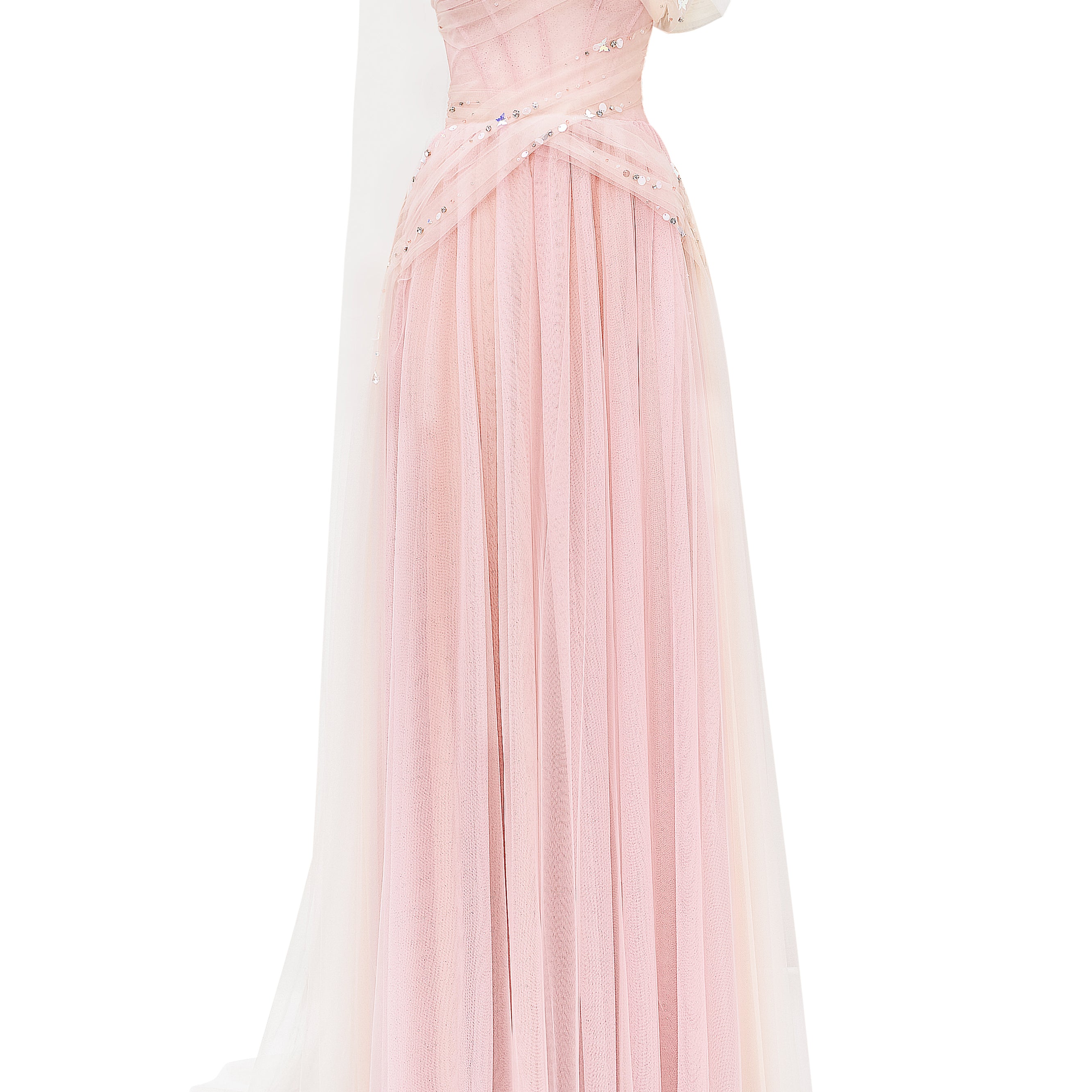 Balévia Asymmetric Neck Maxi Dress