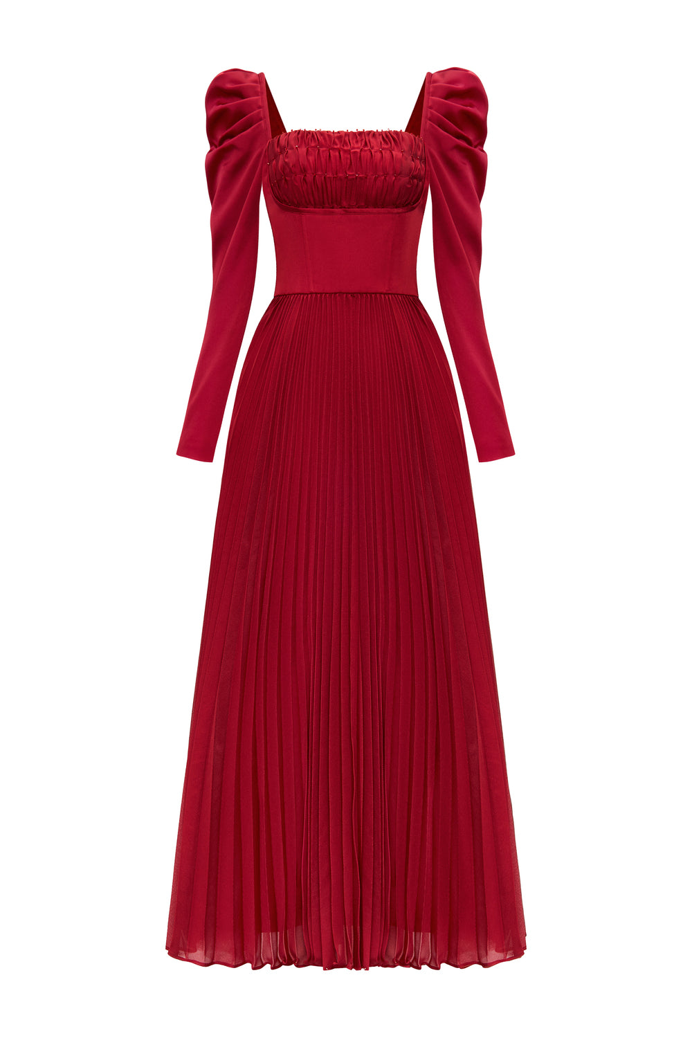 Aldéra Pleated Midi Dress