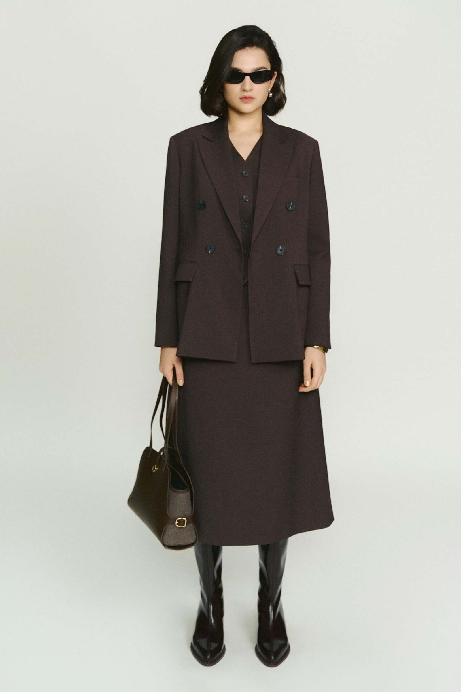 Nadia Button Blazer