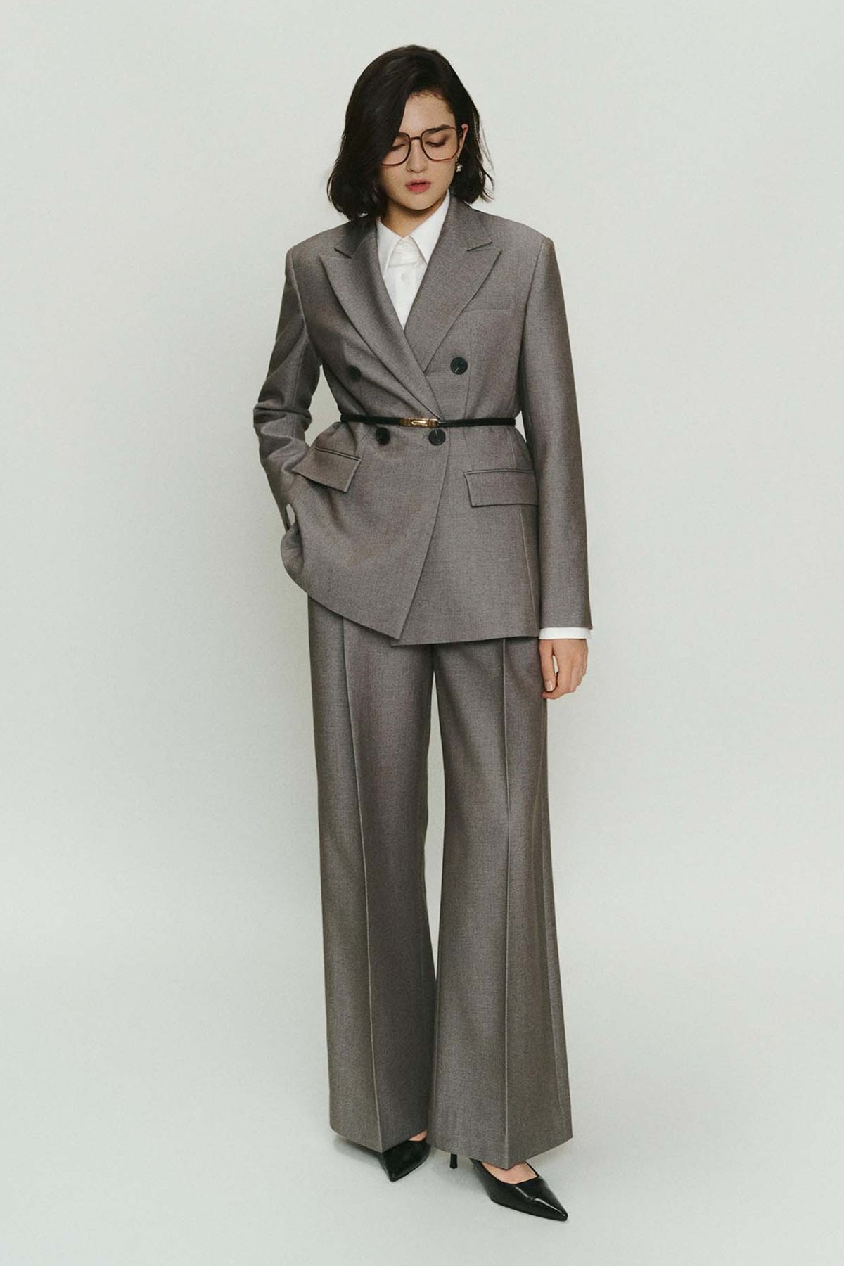 Nadia Button Blazer