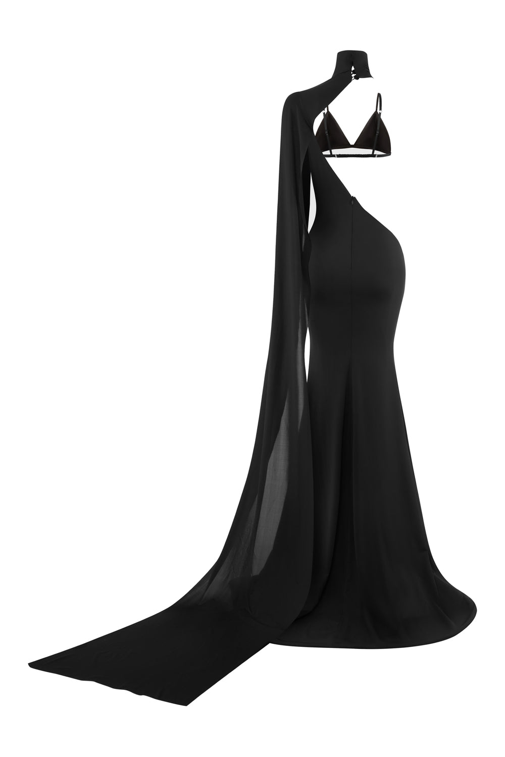 Selene Bodycon Cut-Out Spandex Floor Length Dress