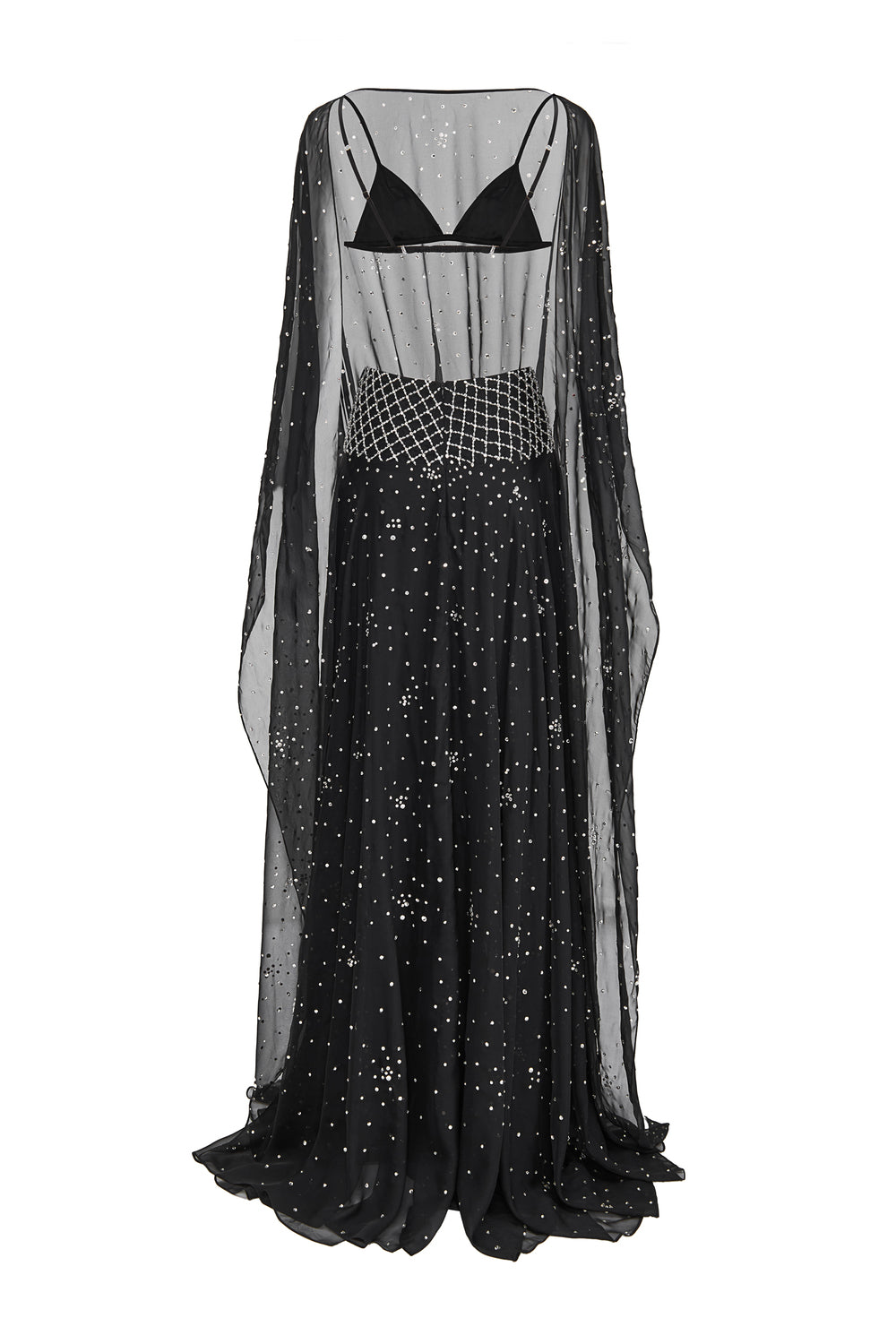 Cosmos Rhinestone Maxi Dress