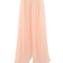 Lyvienne A-line Side Slit Chiffon Floor Length Skirt