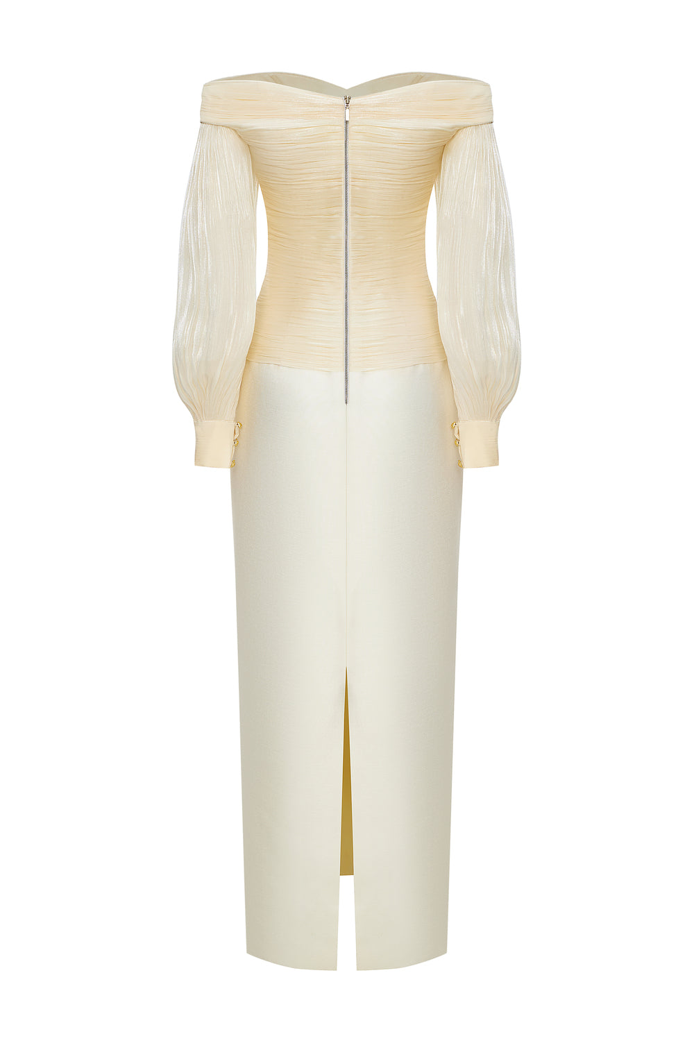 Nythera Bishop Sleeve Midi Dress