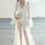 Abalone Ruffle Maxi Dress - MEAN BLVD