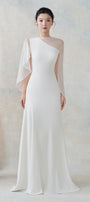 Abigal Cape Sleeve Maxi Dress - MEAN BLVD