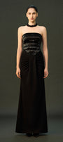 Ada Ruched Maxi Dress - MEAN BLVD