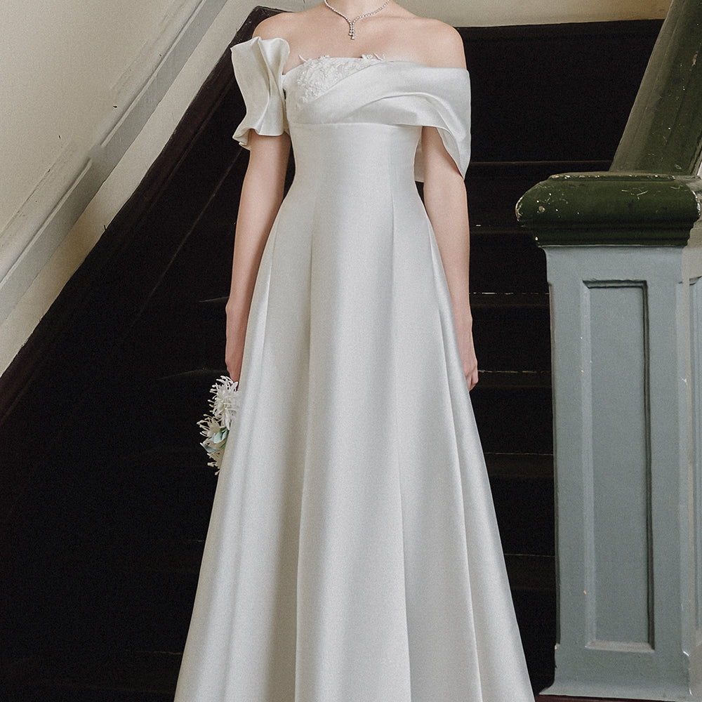 Adeline Draped Maxi Dress - MEAN BLVD