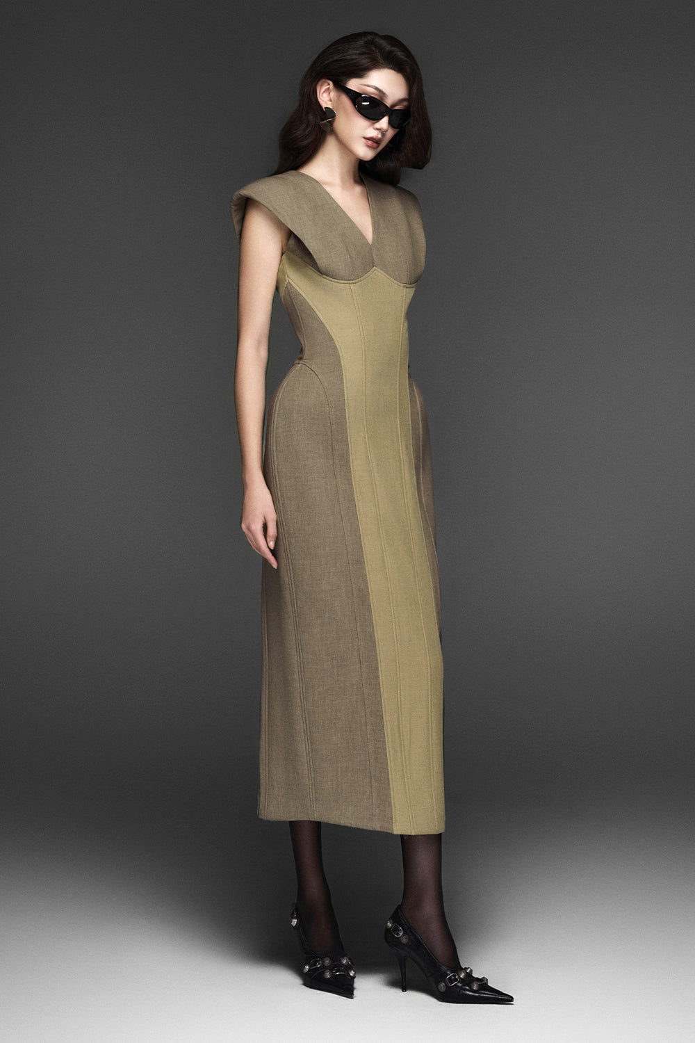 Adeline Sheath Midi Dress - MEAN BLVD