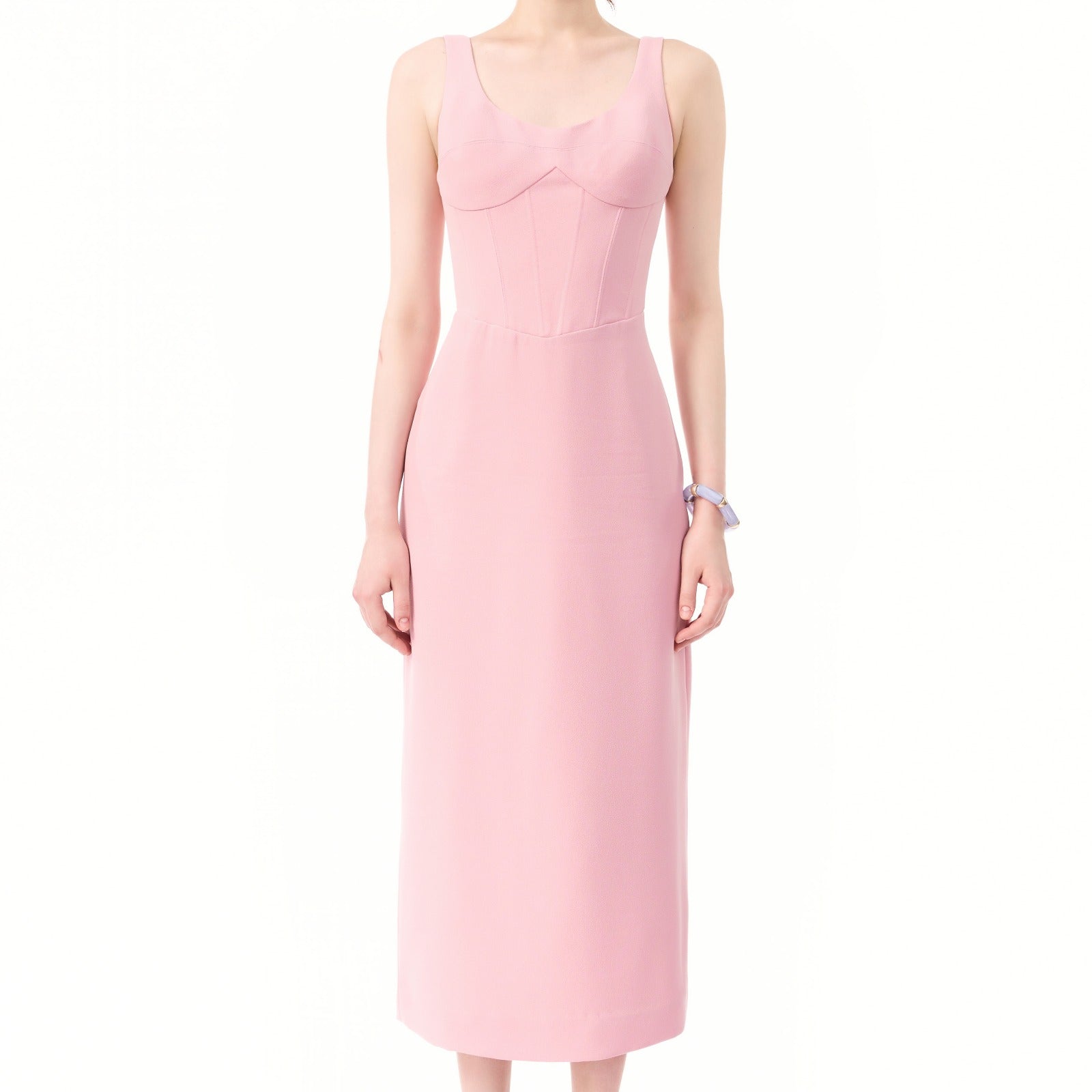 Aela Scoop Neck Midi Dress - MEAN BLVD