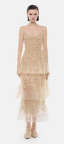 Aira Embroidery Midi Dress - MEAN BLVD