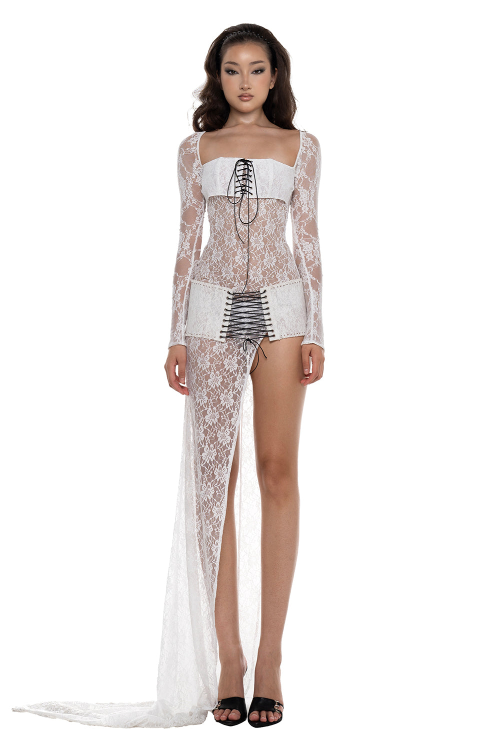 Aki Asymmetric Maxi Dress - MEAN BLVD