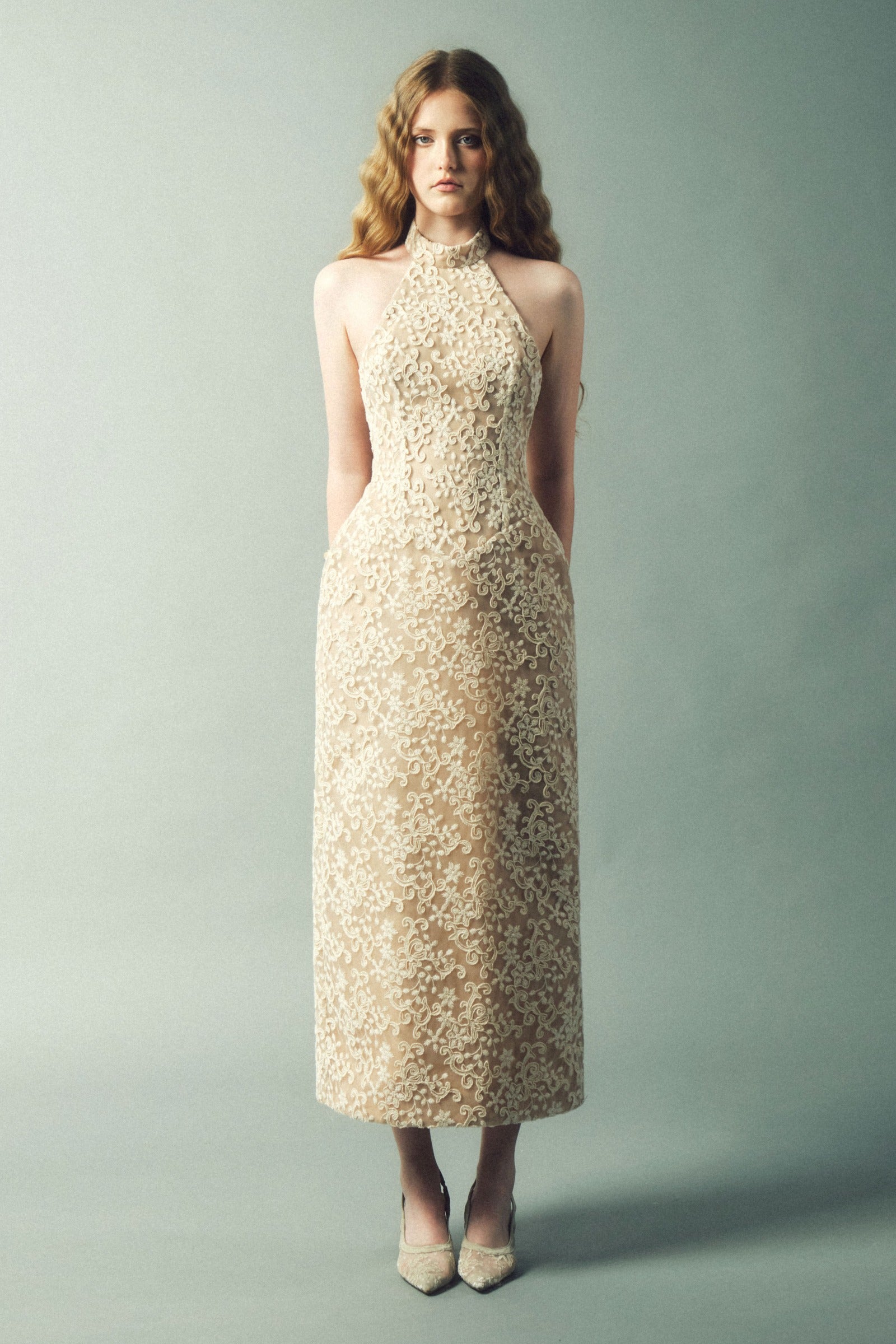 Alaia Lace Midi Dress - MEAN BLVD