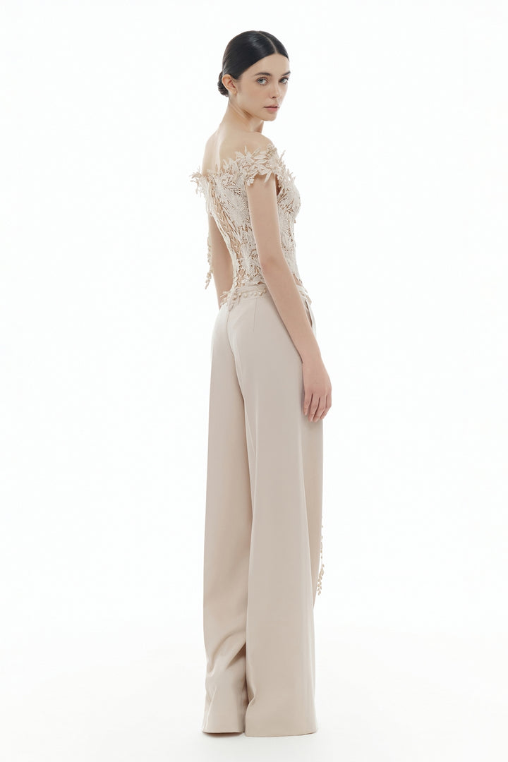 Alba Off-Shoulder Applique Top - MEAN BLVD