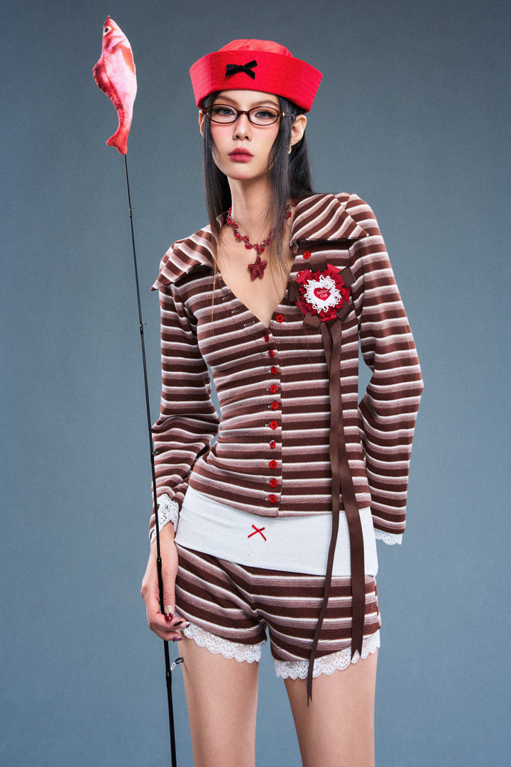 Alibi V-Neck Wool Top - MEAN BLVD