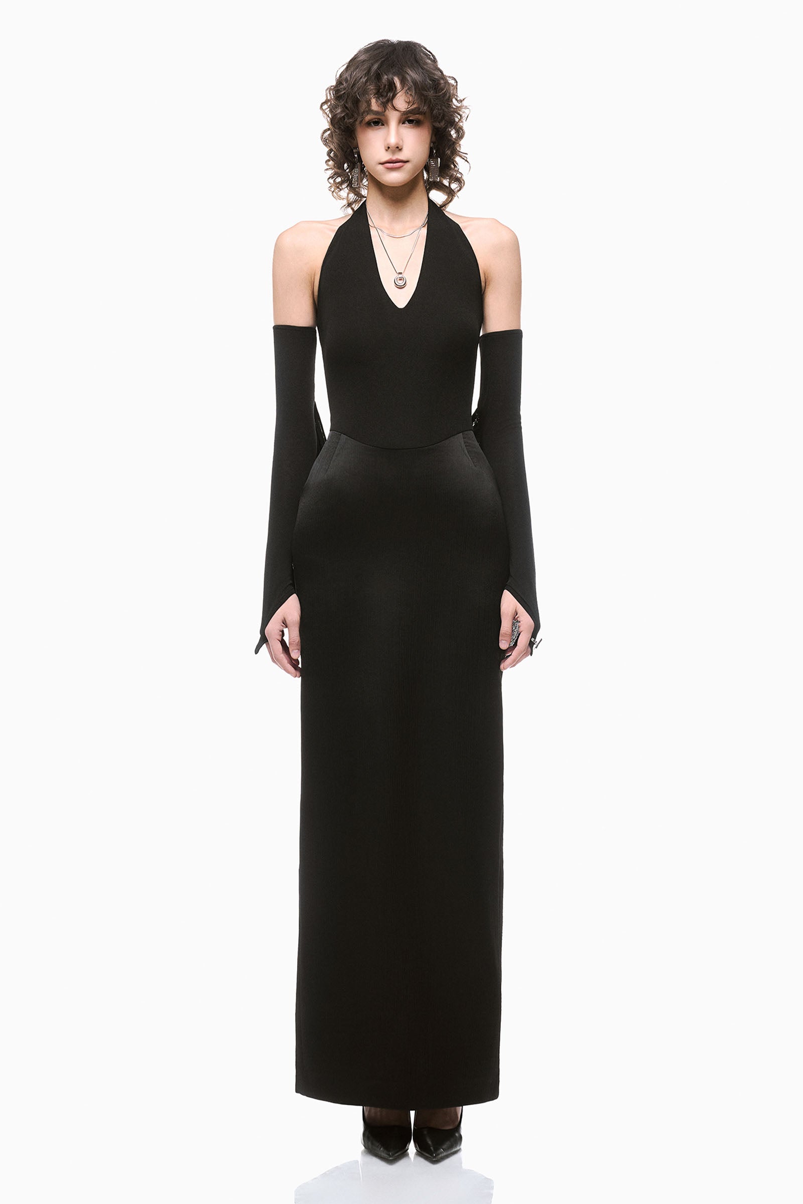 Alie Halter Maxi Dress - MEAN BLVD