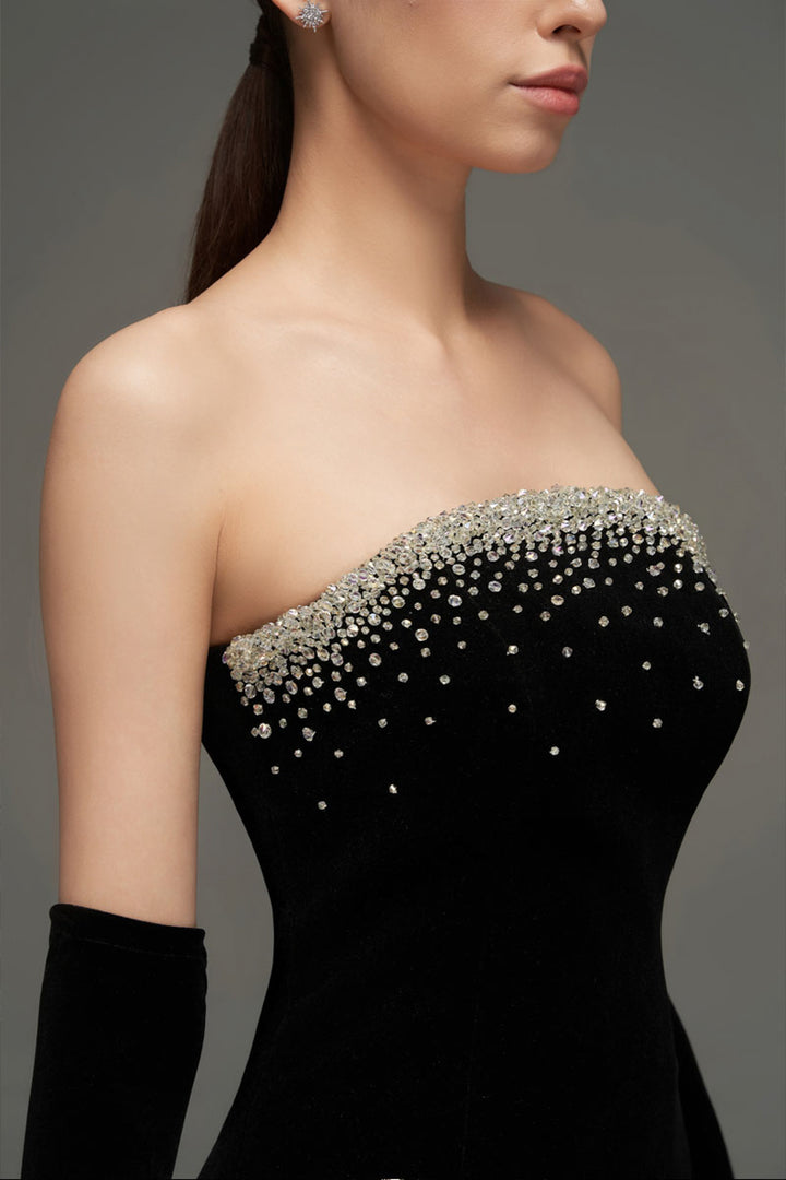 Allison Bubble Velvet Mini Dress - MEAN BLVD