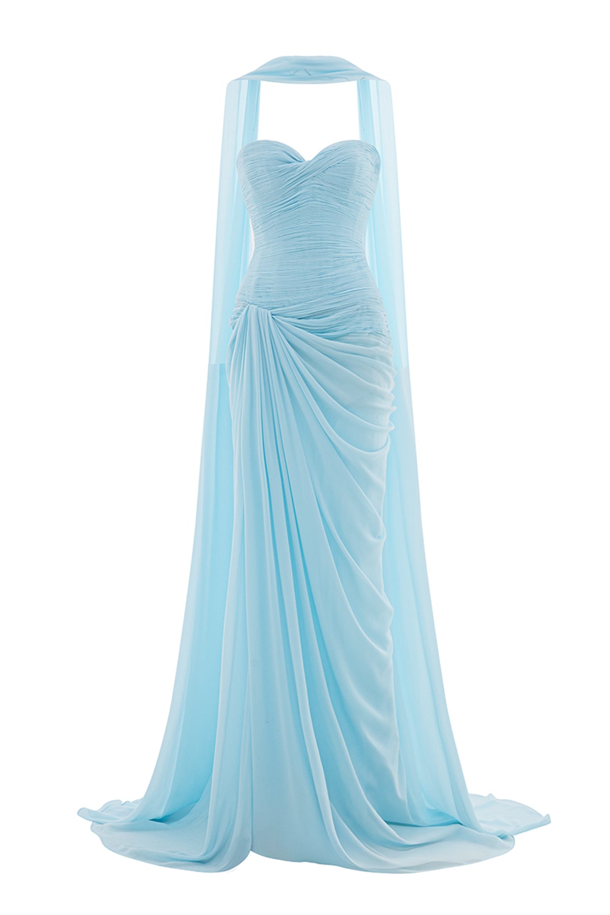 Allure Draped Maxi Dress - MEAN BLVD