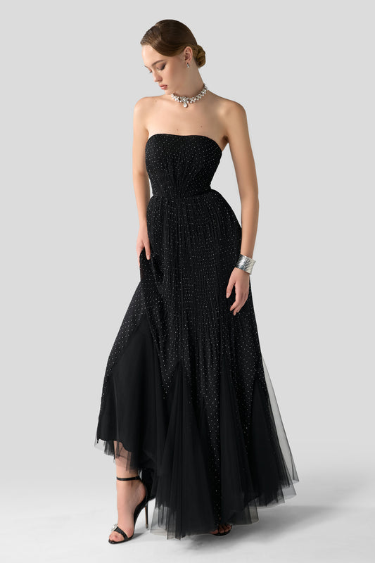 Allure Pleated Maxi Dress - MEAN BLVD