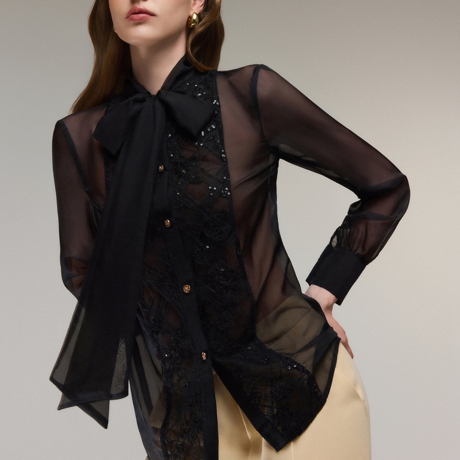Allure Tie Shirt - MEAN BLVD