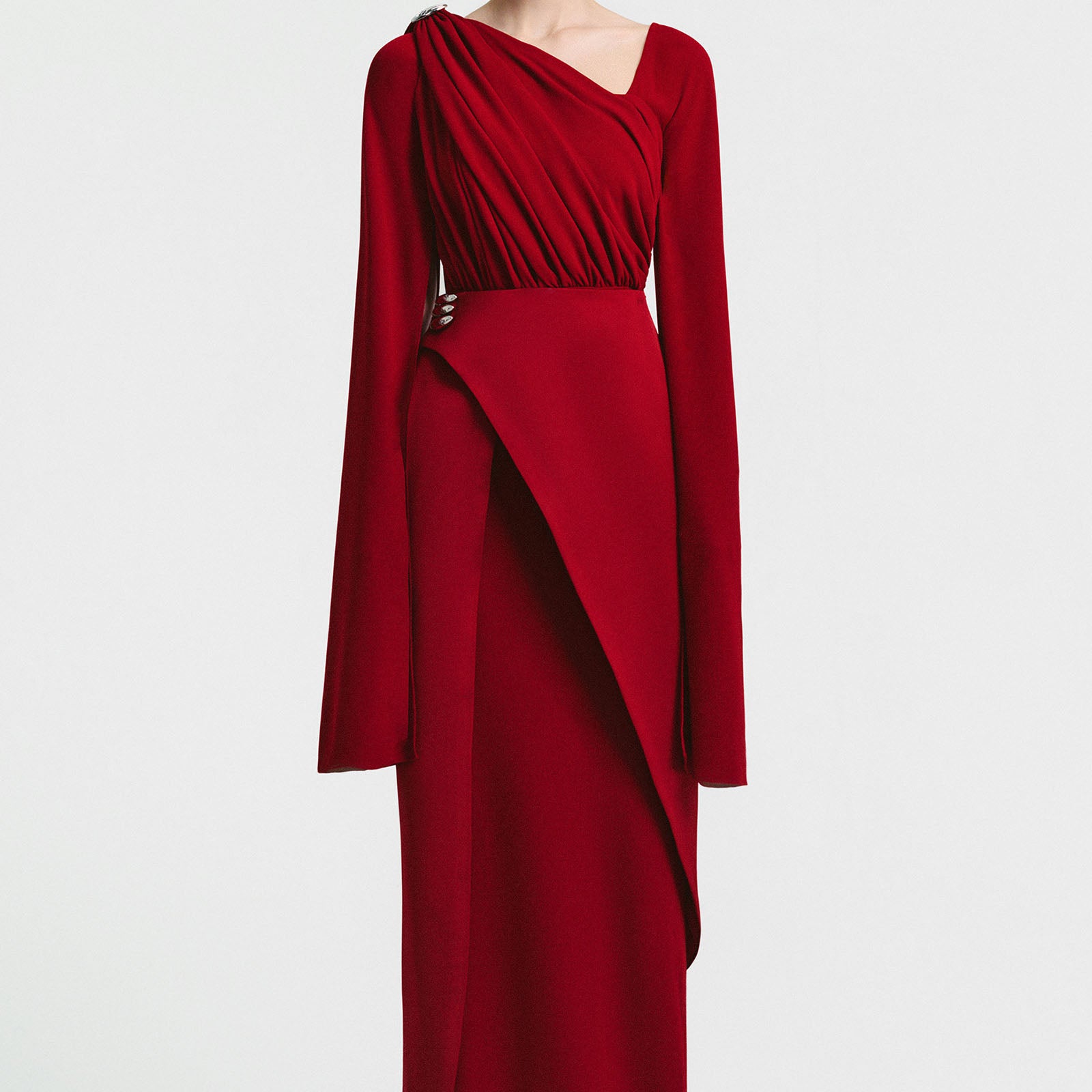 Alma Split Sleeve Maxi Dress - MEAN BLVD