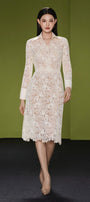 Alouine Collared Midi Dress - MEAN BLVD