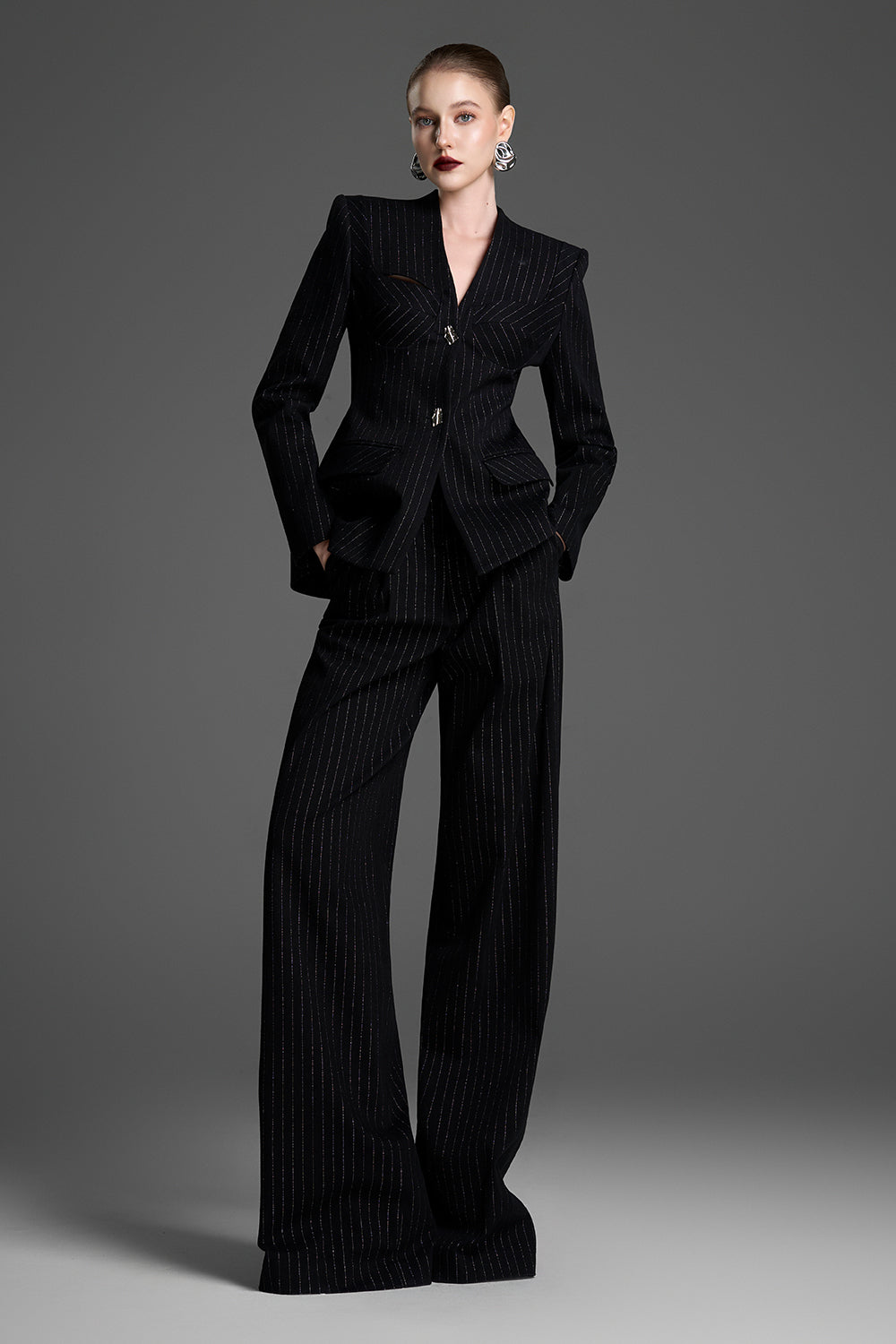 Amara Peplum Button Blazer - MEAN BLVD