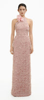 Amaryllis Halter Maxi Dress - MEAN BLVD