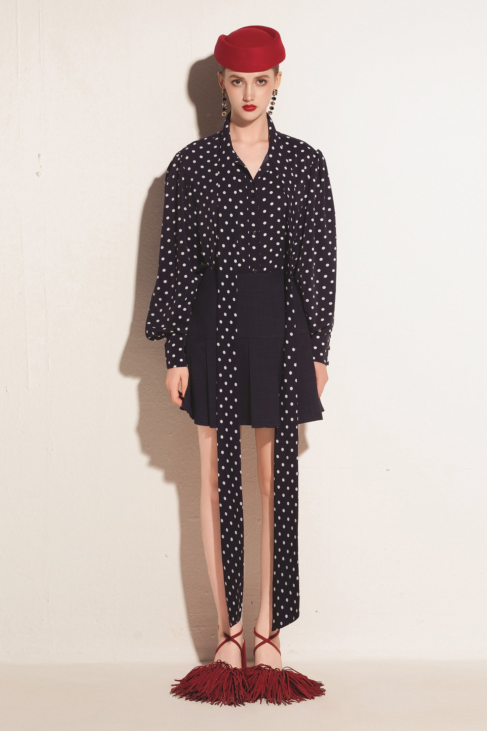 Amelie Pleated Skirt - MEAN BLVD