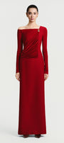 Amelie Ruched Maxi Dress - MEAN BLVD