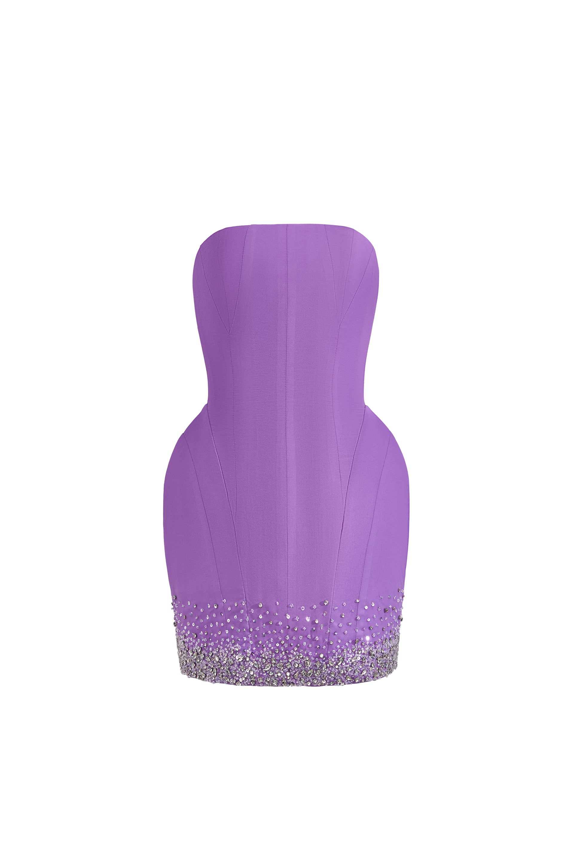 rebecca vallance dahlia mini dress Women's Amethyst Bodycon Mini Dress Lavender Customize MEAN BLVD