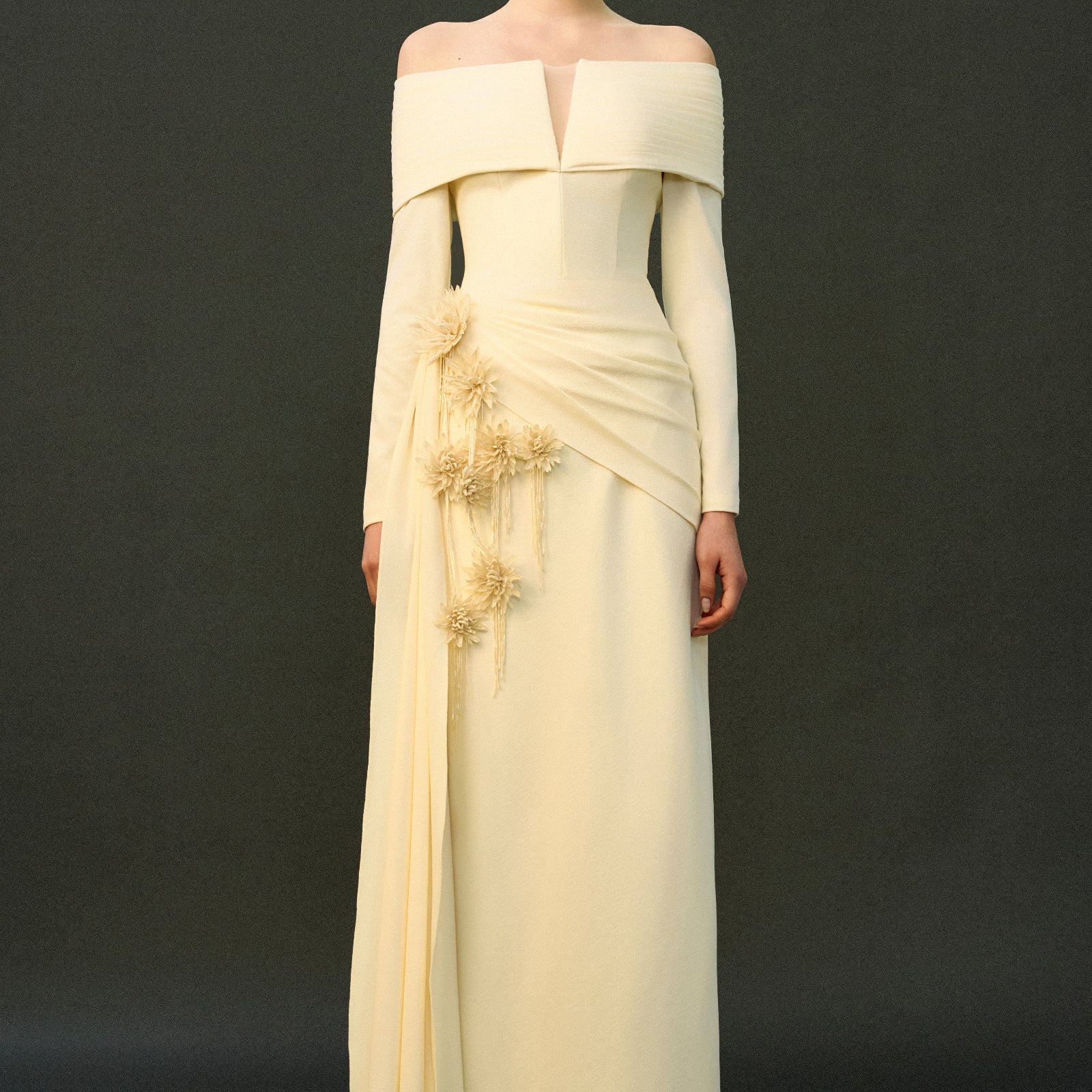 Amira Draped Maxi Dress - MEAN BLVD