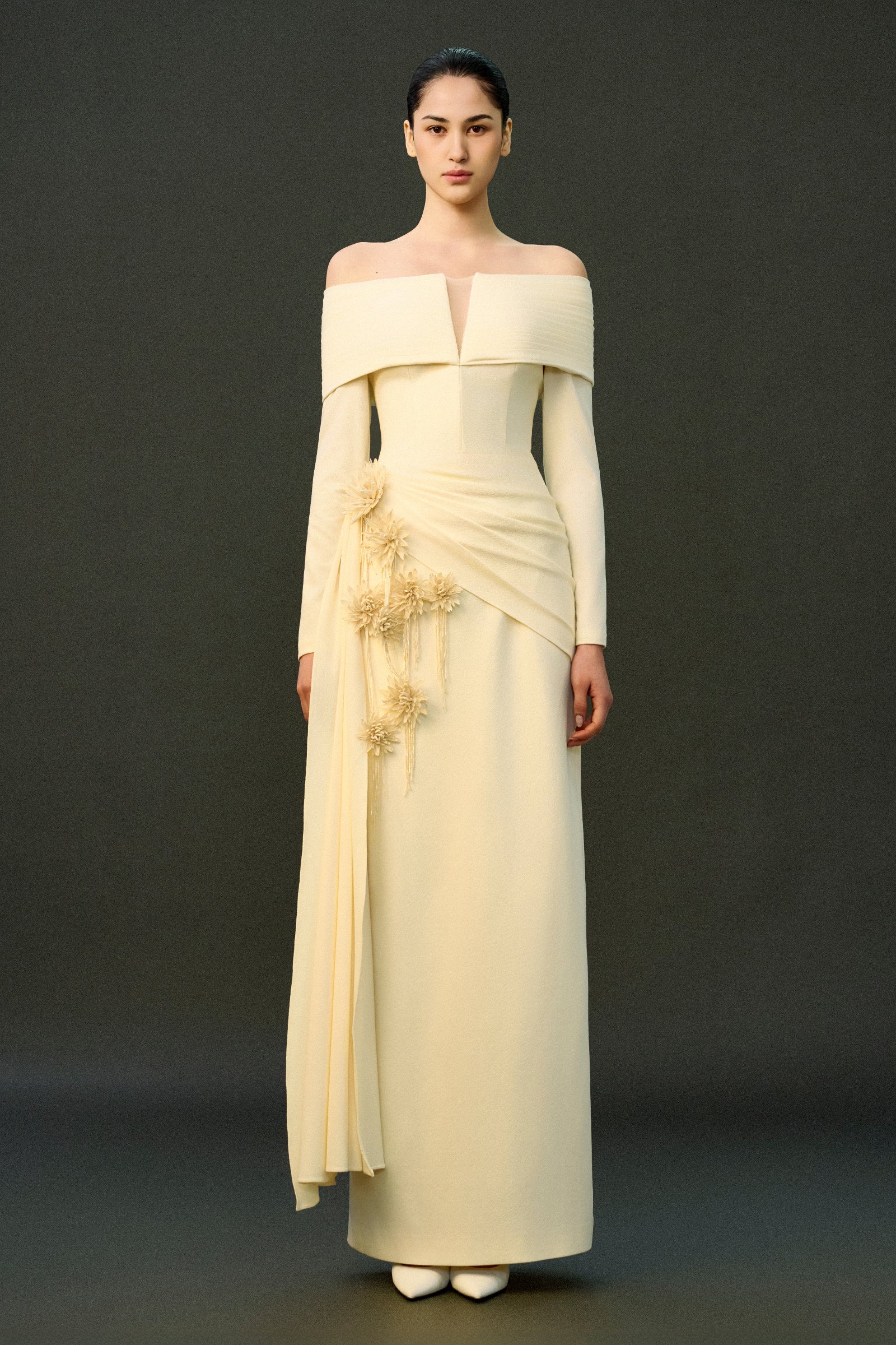 Amira Draped Maxi Dress - MEAN BLVD