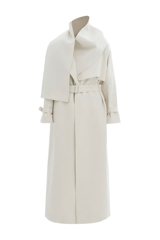 Anderson Scarf Cotton Trench Coat