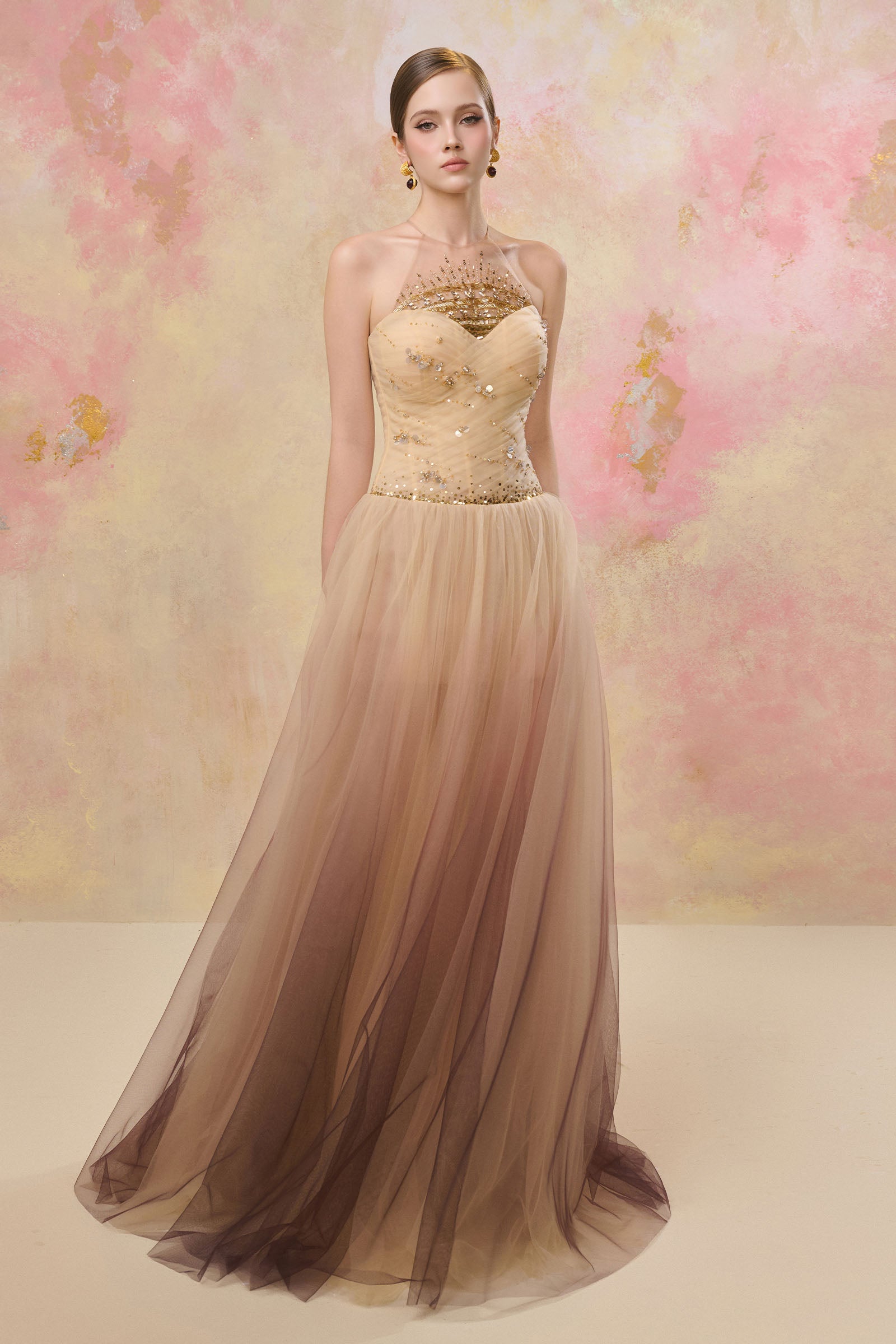 Anivia Halter Maxi Dress - MEAN BLVD