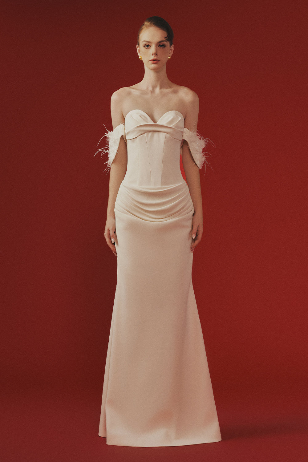 Ann Sweetheart Maxi Dress - MEAN BLVD