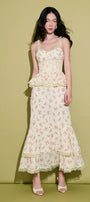 Annabella Peplum Midi Dress - MEAN BLVD
