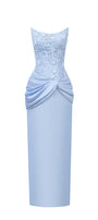 Anneliese Draped Midi Dress - MEAN BLVD